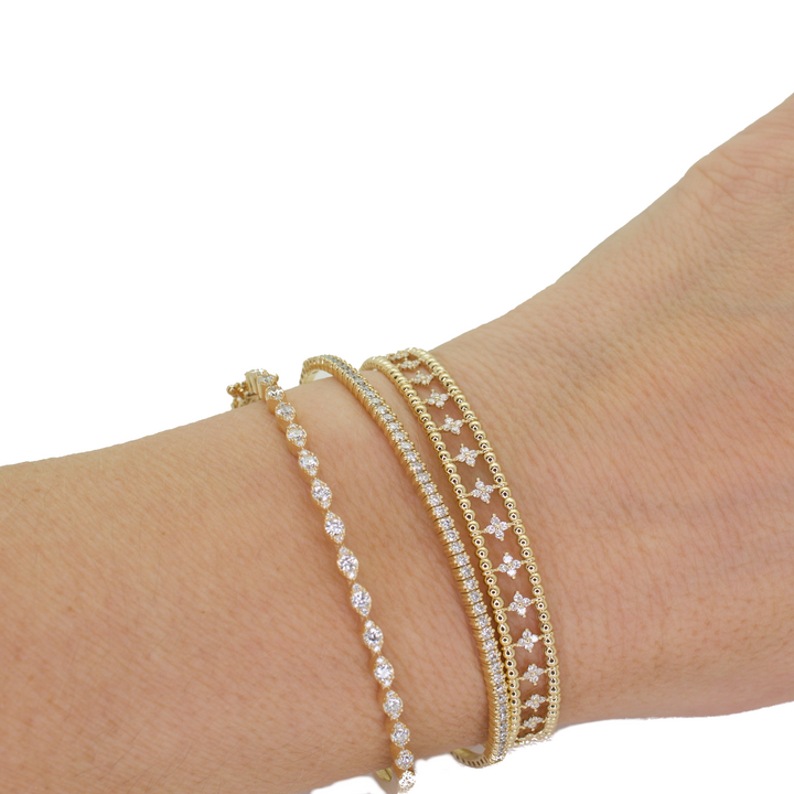Ellipse Diamond Bangle