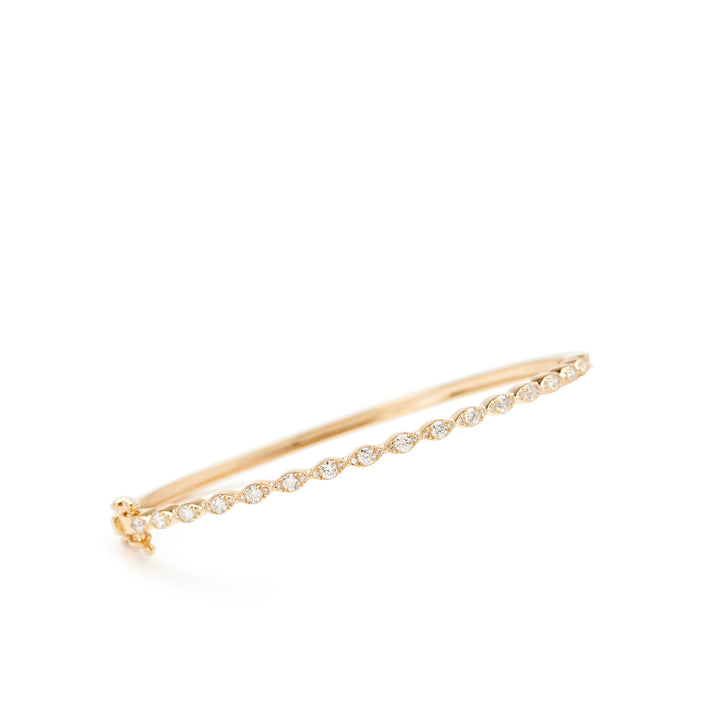 Ellipse Diamond Bangle