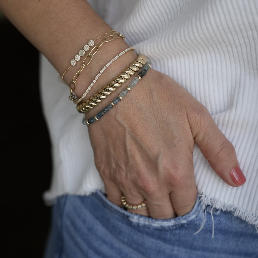 Pave Diamond Tennis Bracelet