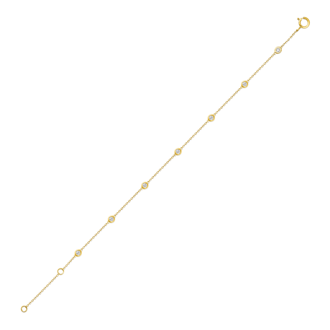 Bezeled Diamonds by The Yard Bracelet
