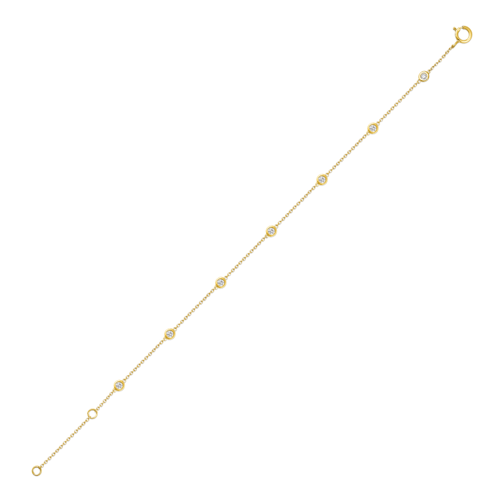 Bezeled Diamonds by The Yard Bracelet