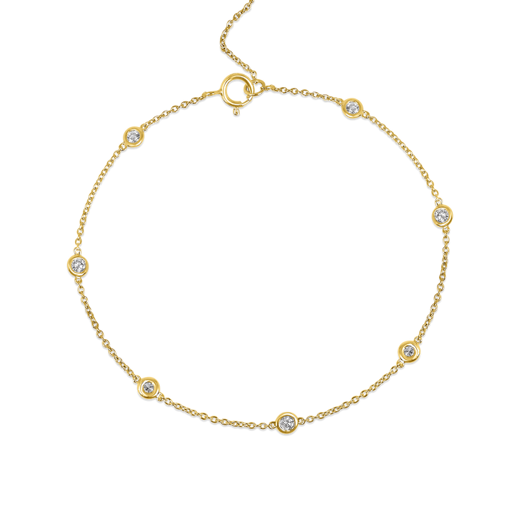 Bezeled Diamonds by The Yard Bracelet