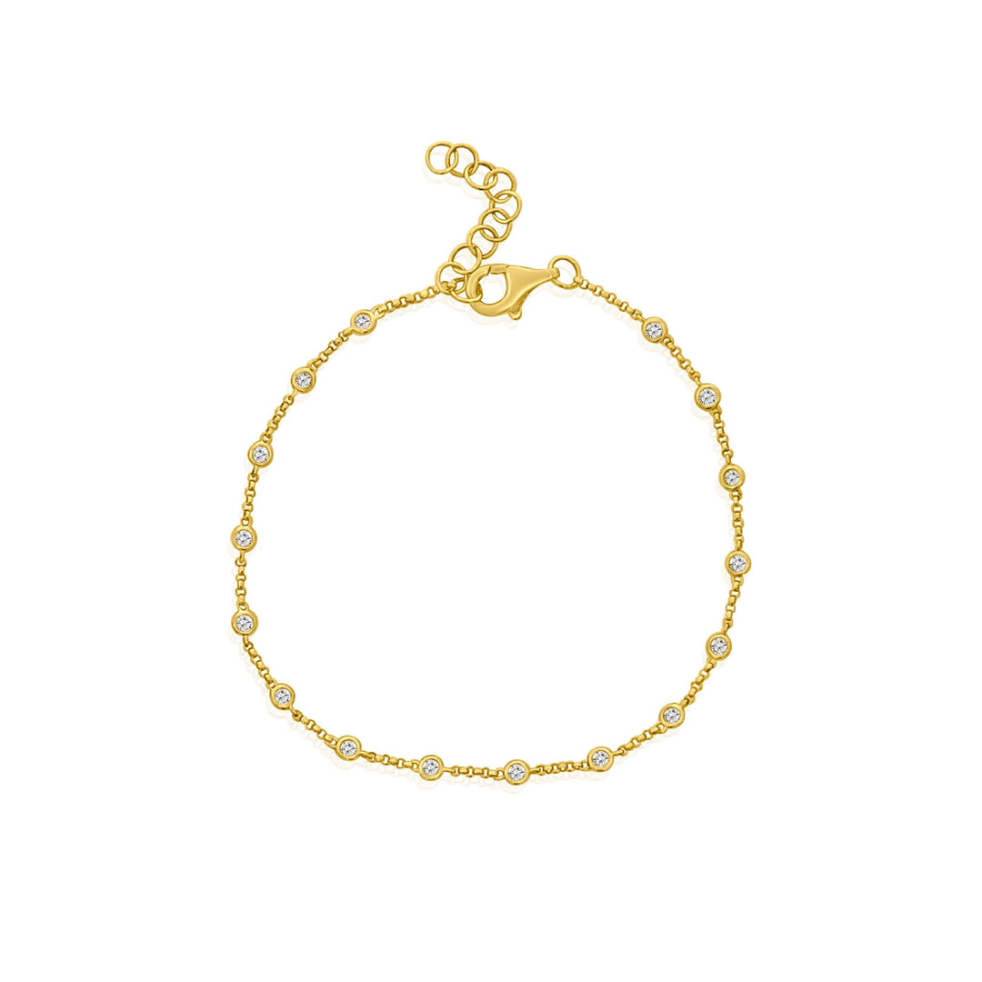 Bezeled Diamonds by The Yard Bracelet