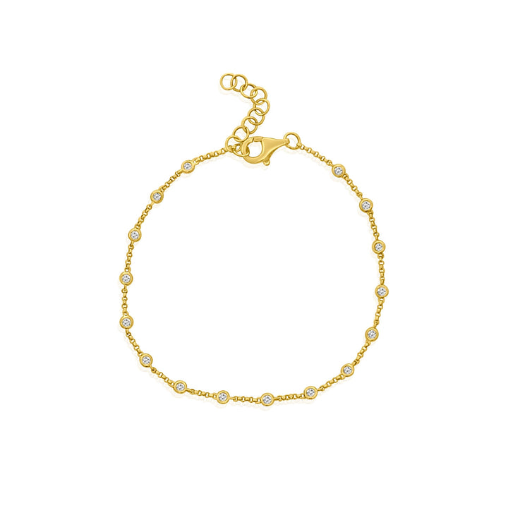 Bezeled Diamonds by The Yard Bracelet