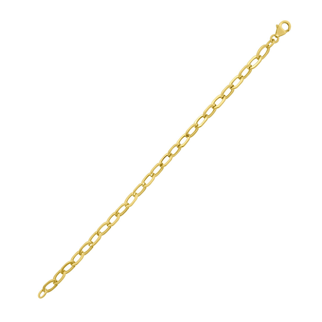 Octagon Chain Link Bracelet