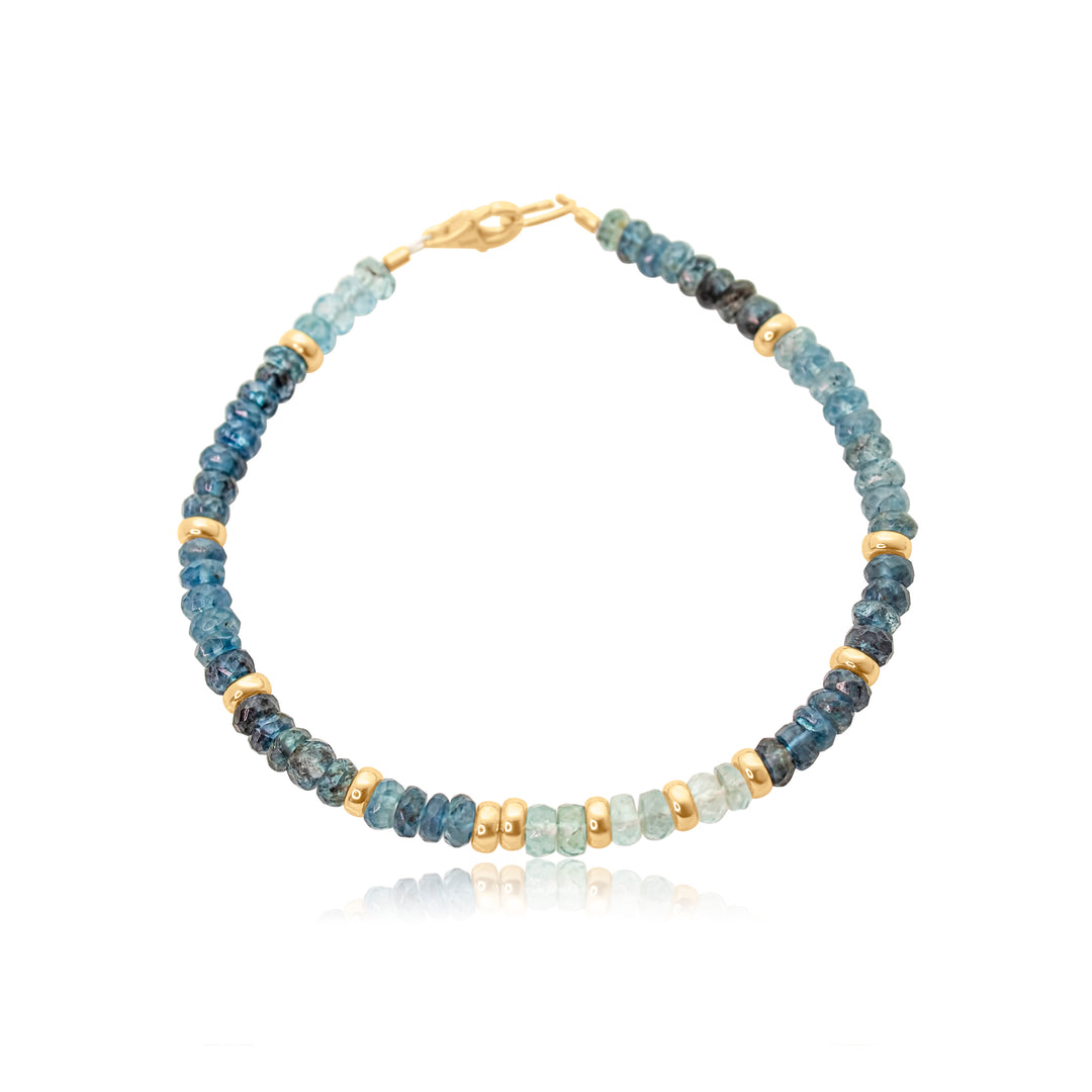 Gold Gemstone Bracelet