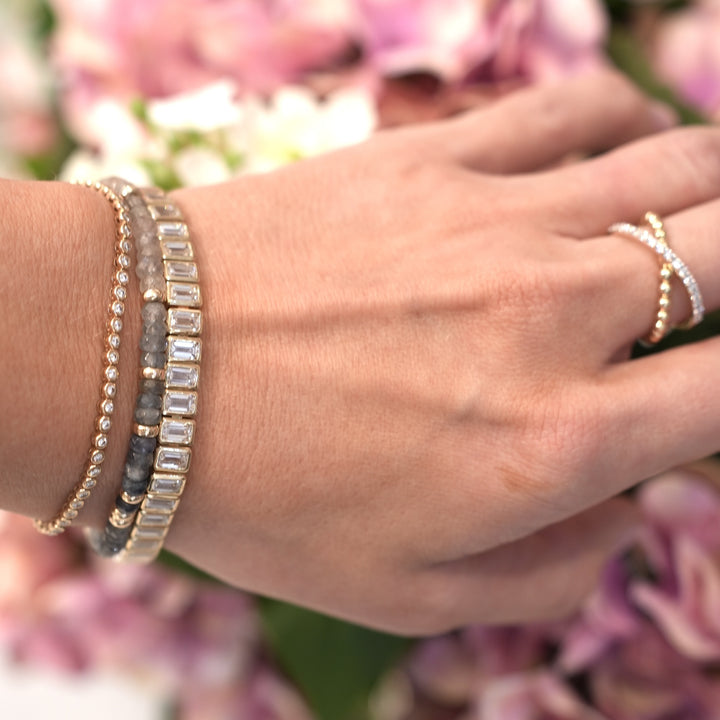 Gold Gemstone Bracelet