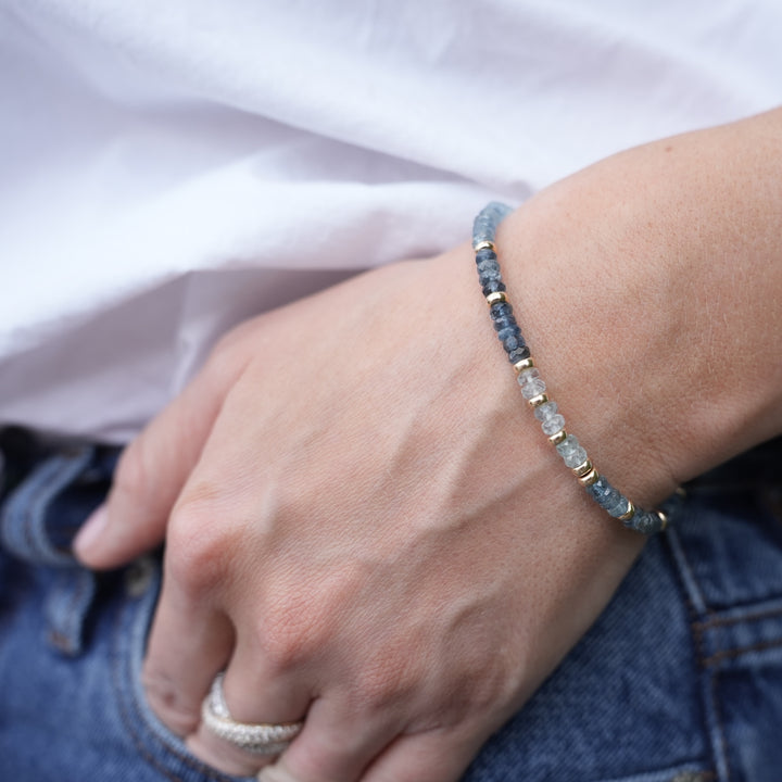 Gold Gemstone Bracelet