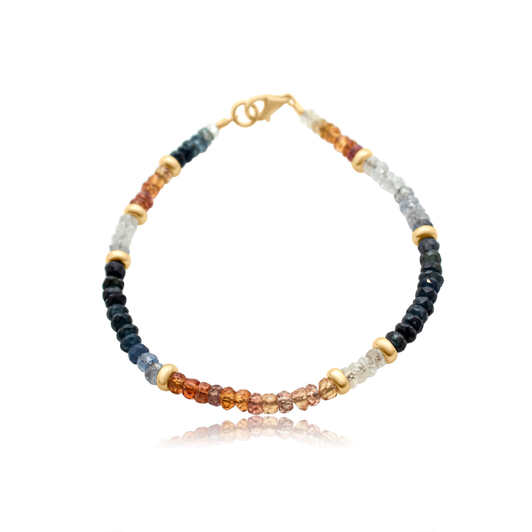 Gold Gemstone Bracelet