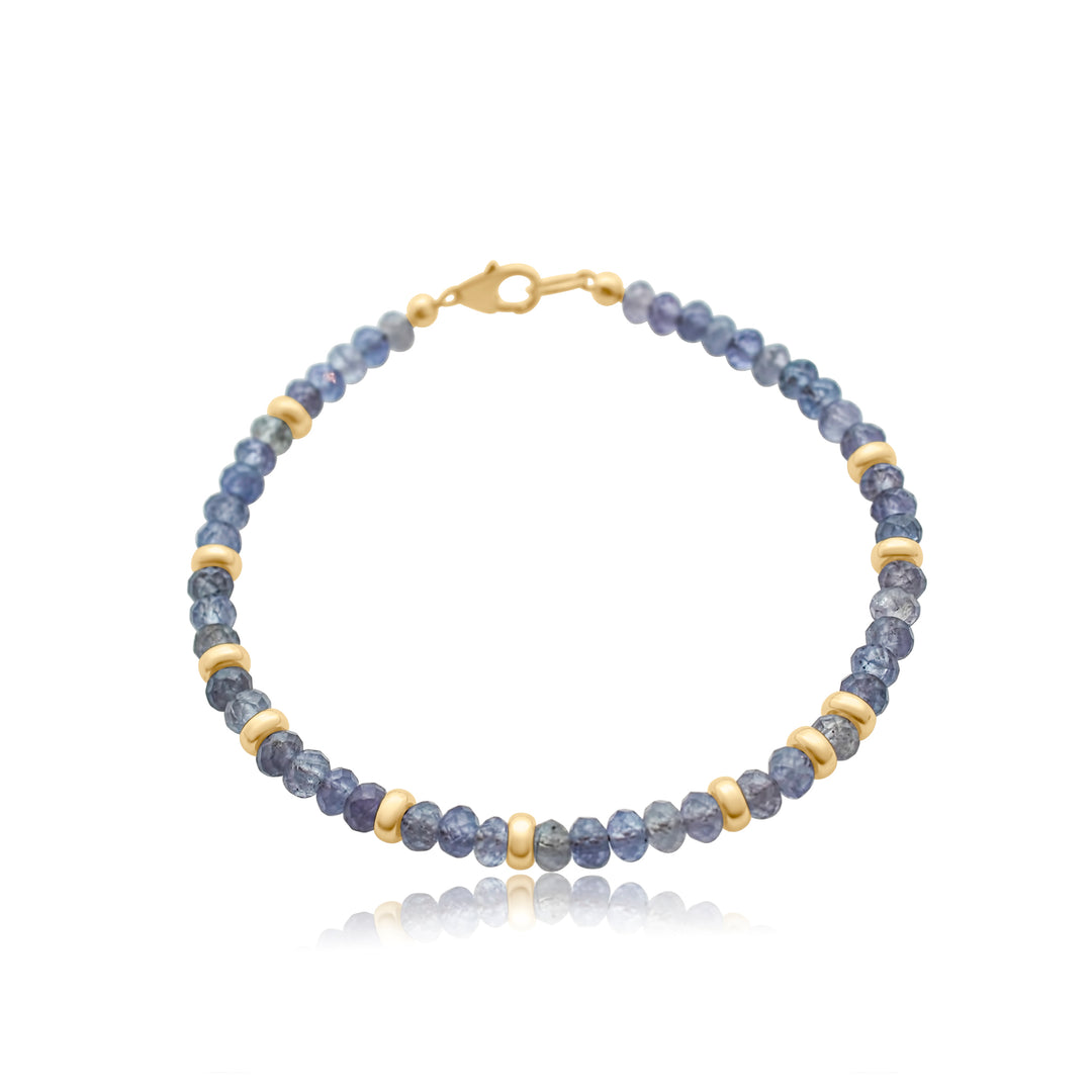 Gold Gemstone Bracelet