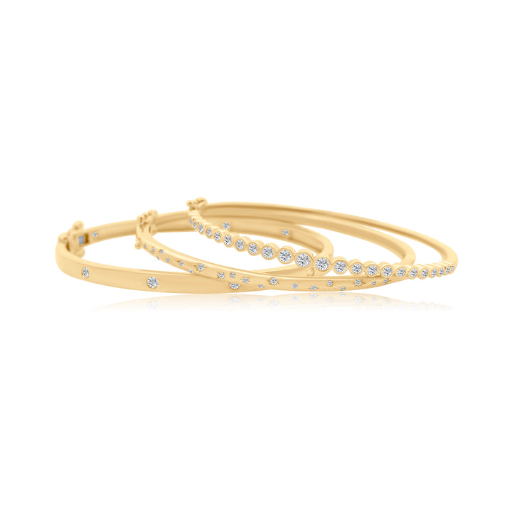 Ten Diamond Dot Bangle