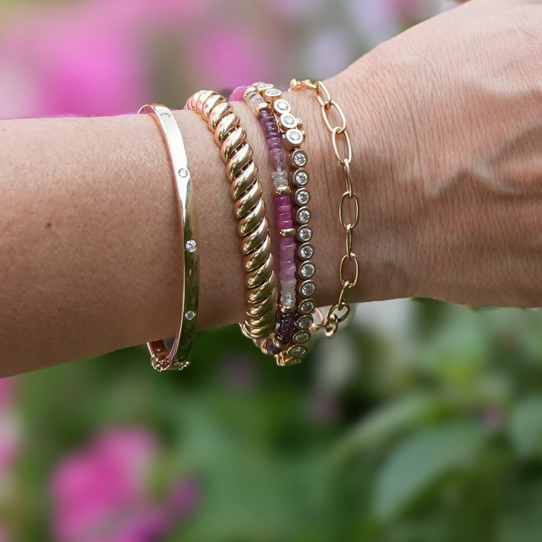 Twisted Italian Chain Bracelet