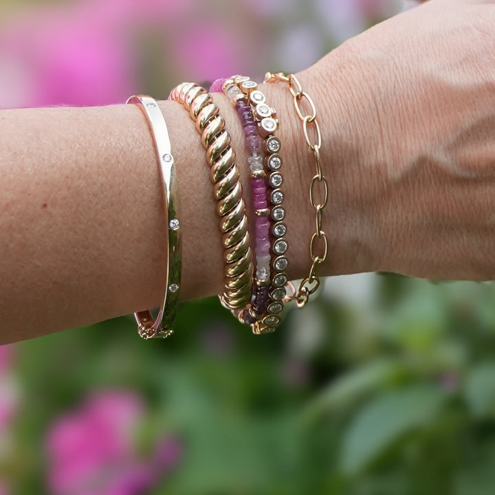 Twisted Italian Chain Bracelet