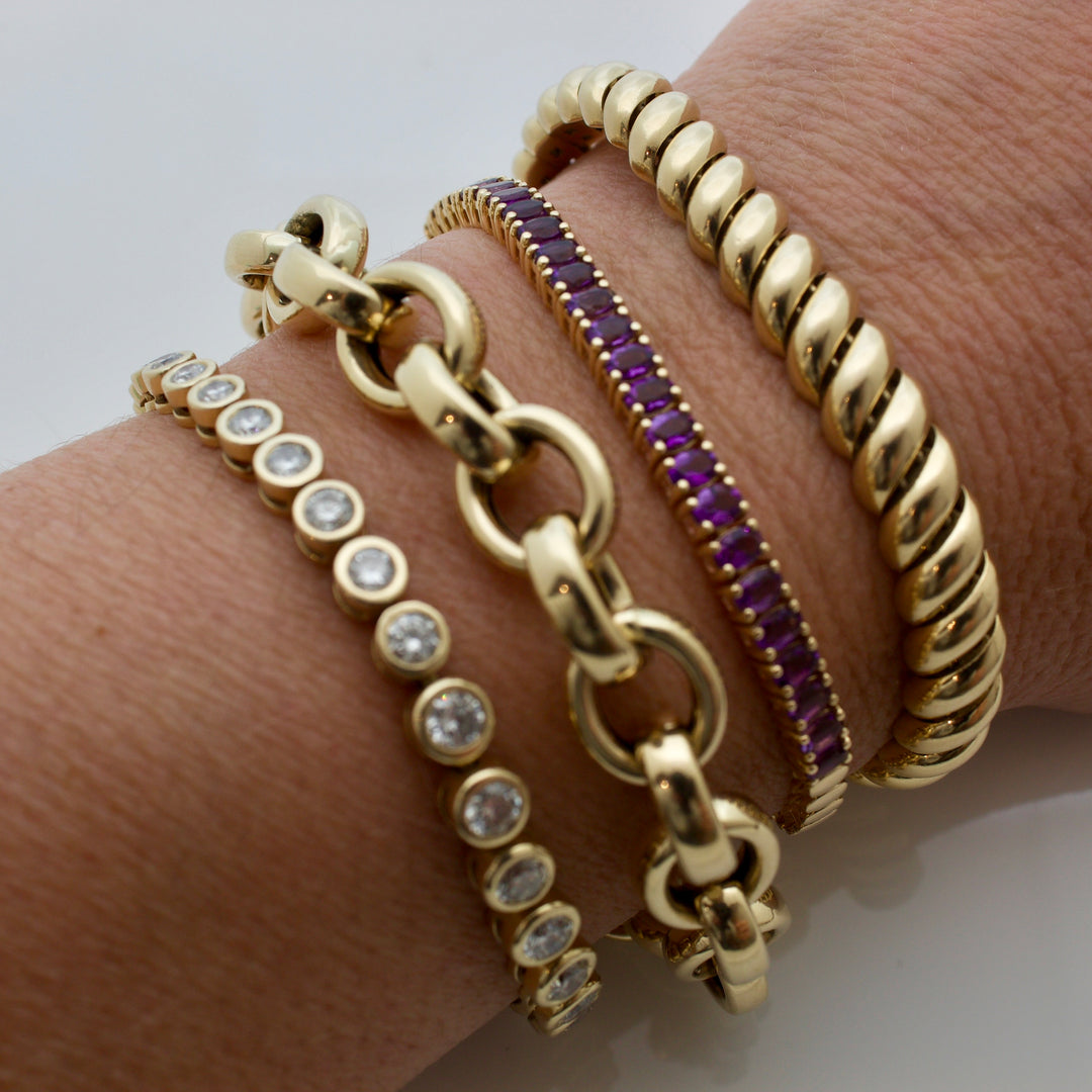 Twisted Italian Chain Bracelet