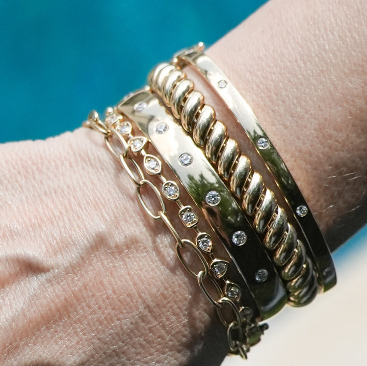 Twisted Italian Chain Bracelet