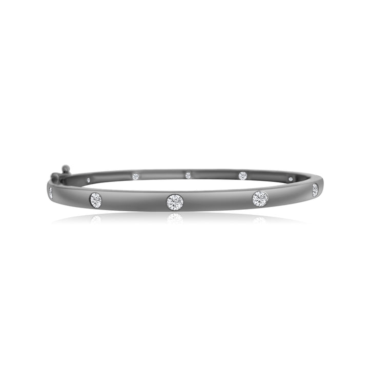 Five Diamond Dot Bangle