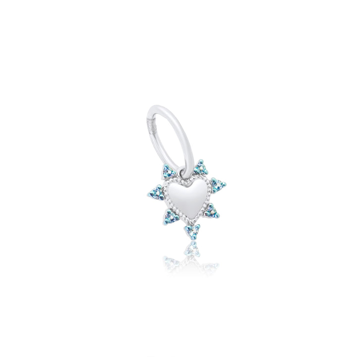 Studded Heart Charm