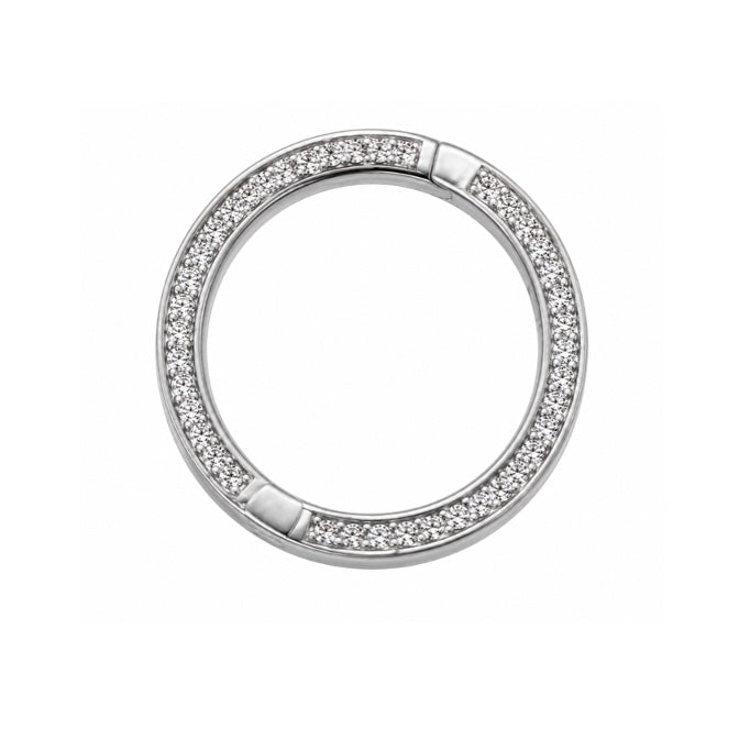 Round Double-sided Diamond Charm Connector
