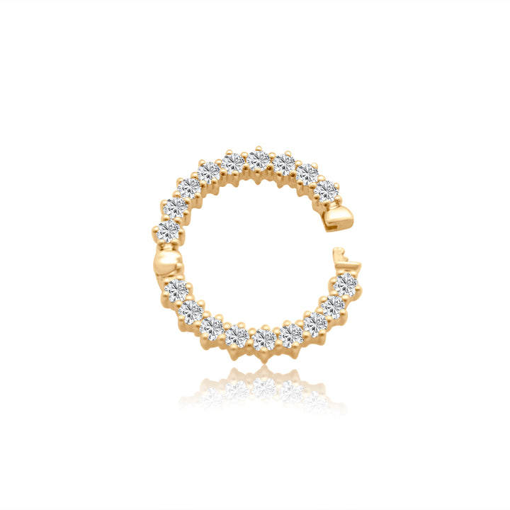 Shared-Prong Diamond Charm Connector