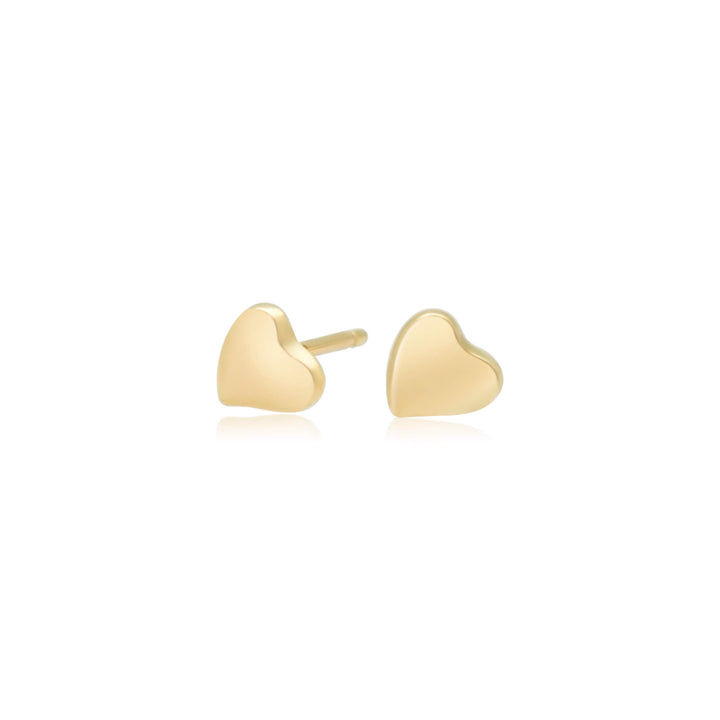 Asymmetrical Mini Heart Studs