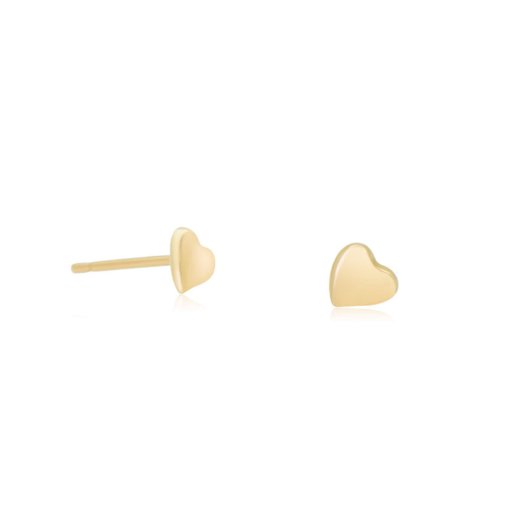 Asymmetrical Mini Heart Studs