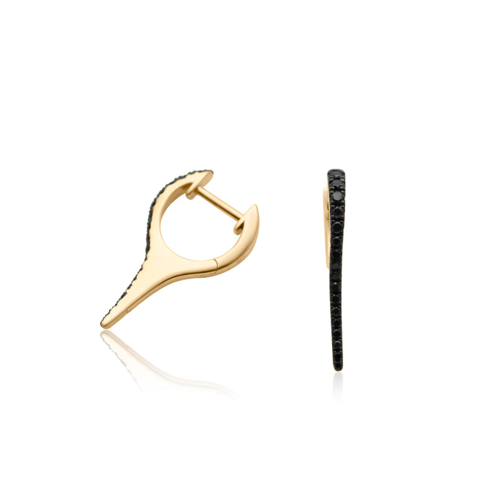 Dripping Black Diamond Spike Huggies