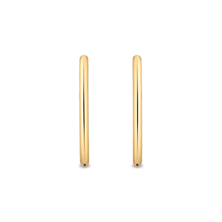 Bold Gold Oval Hoops
