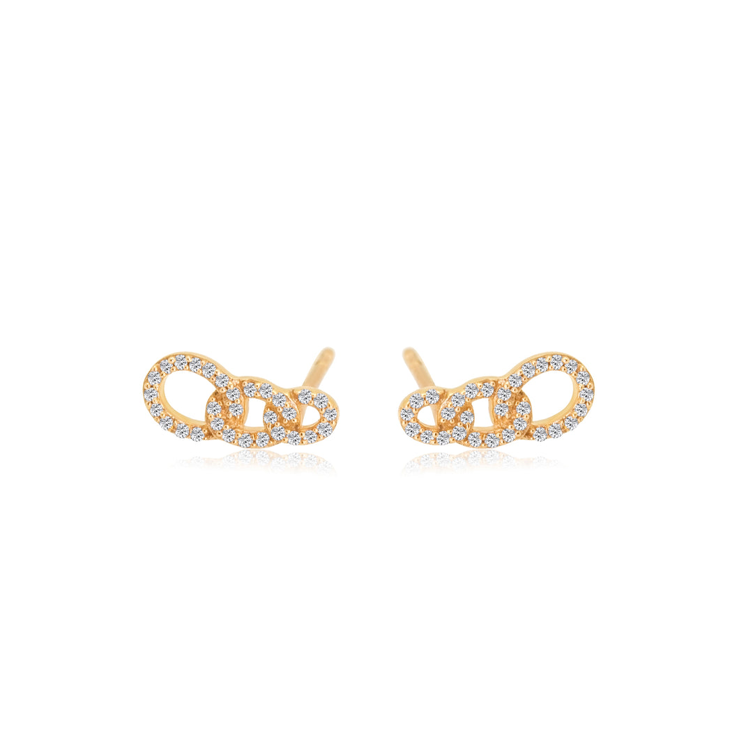 Diamond Chain Studs