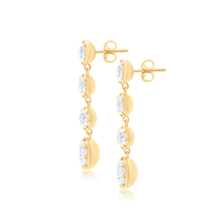 Georgian Topaz Drop Earrings