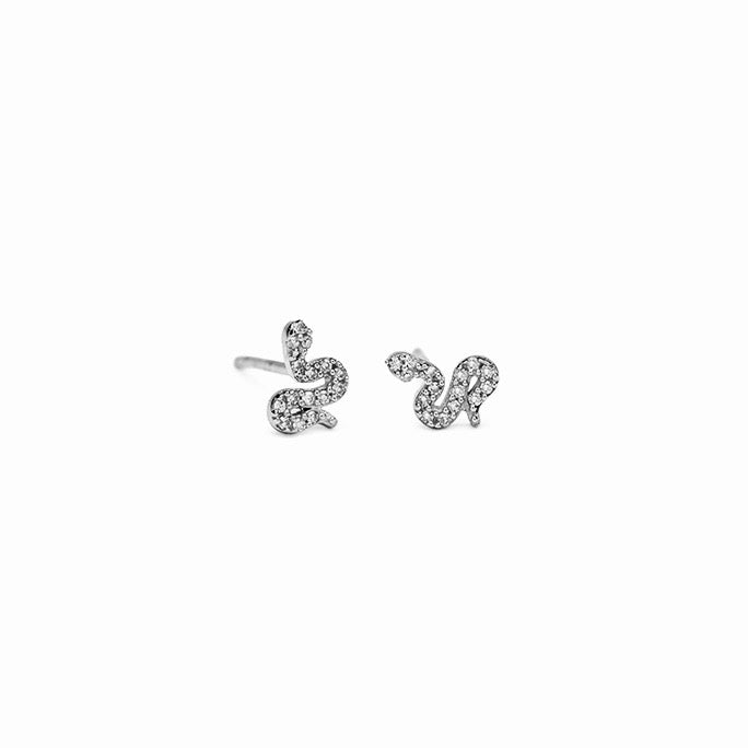Mini Diamond Snake Studs