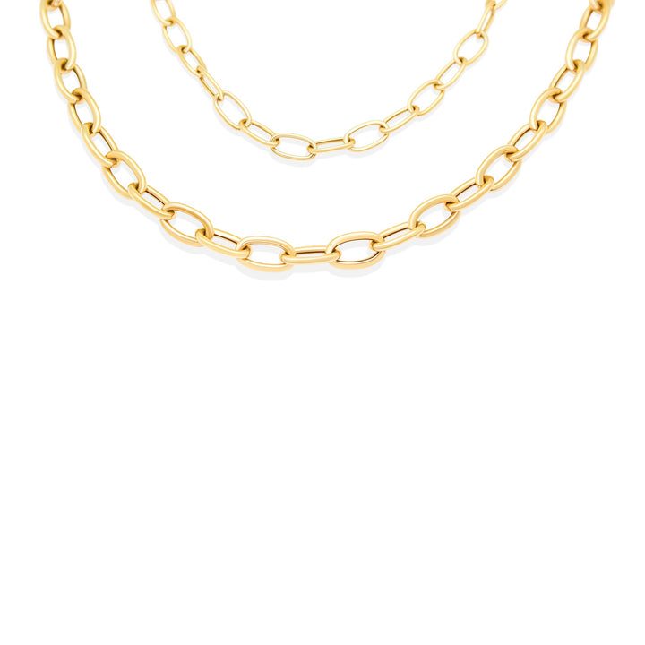 Oval Link Chain Necklace