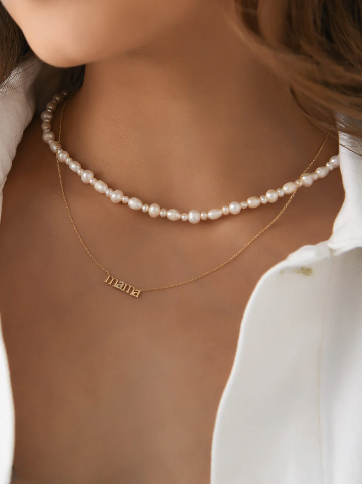 Diamond A Mama Necklace