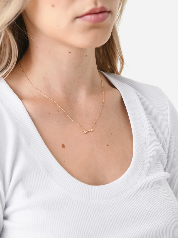 Diamond Arrow Necklace