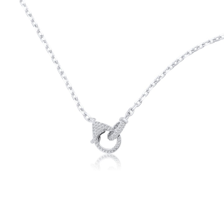 Diamond Cut Cable Chain with Diamond Clasp
