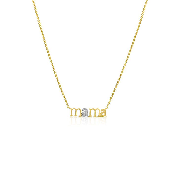 Diamond A Mama Necklace