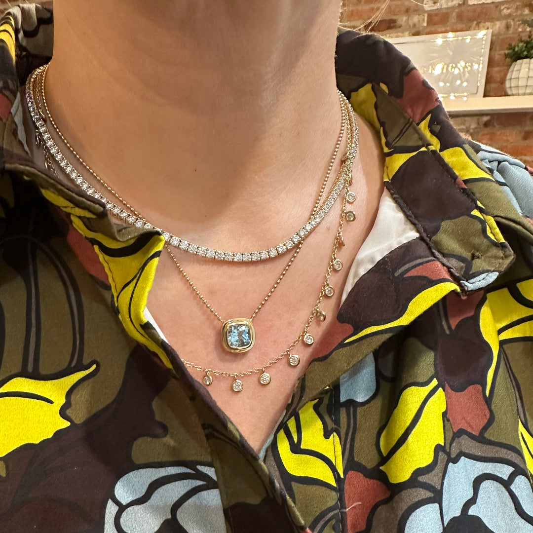 Traditional Diamond Tennis Necklace