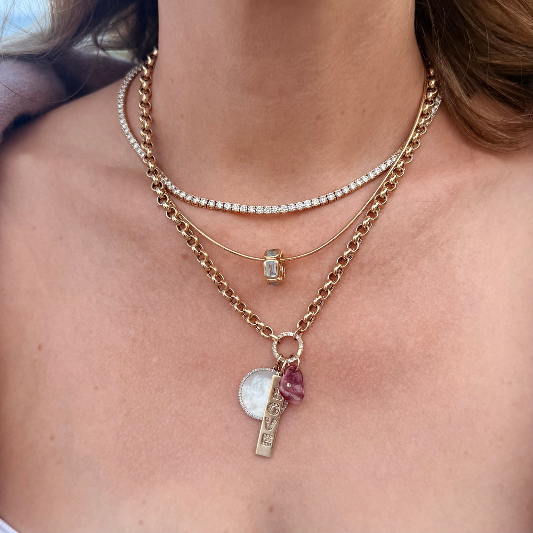 Traditional Diamond Tennis Necklace