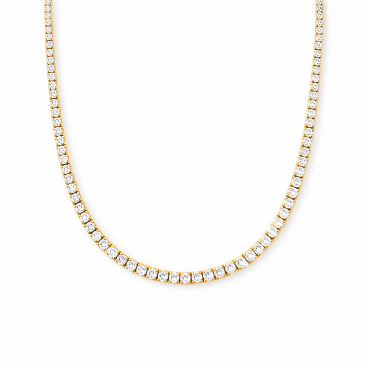 Traditional Diamond Tennis Necklace