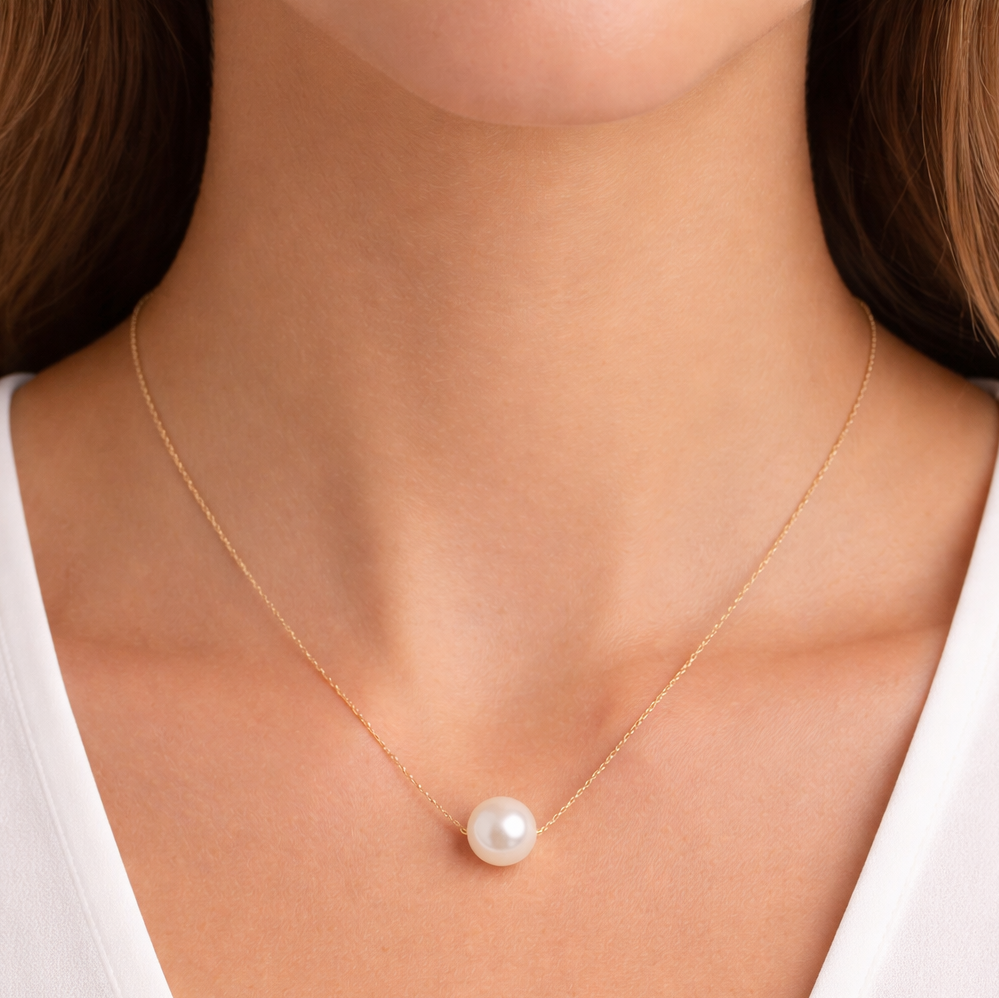 Single Pearl Necklace