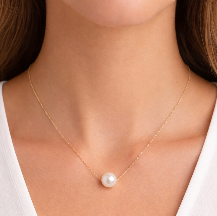 Single Pearl Necklace