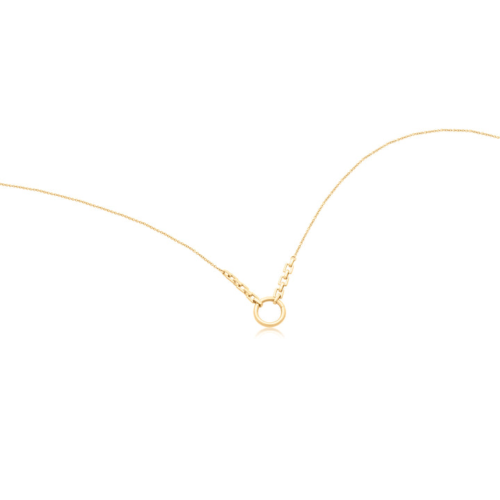 Gold Amulet Holder Necklace