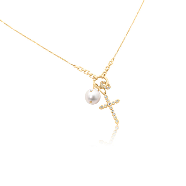 Gold Amulet Holder Necklace