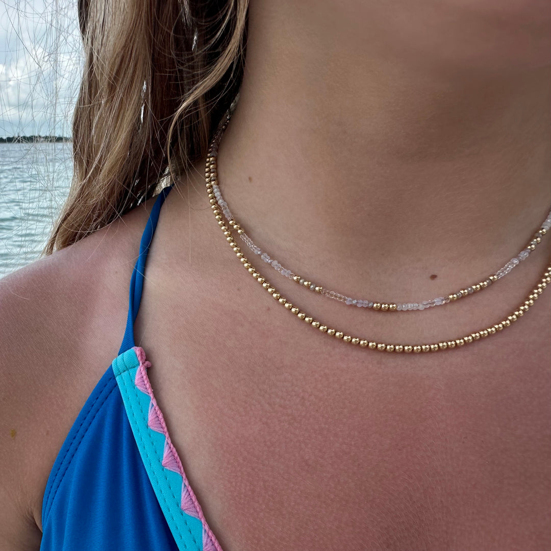 Gold Bead Necklace