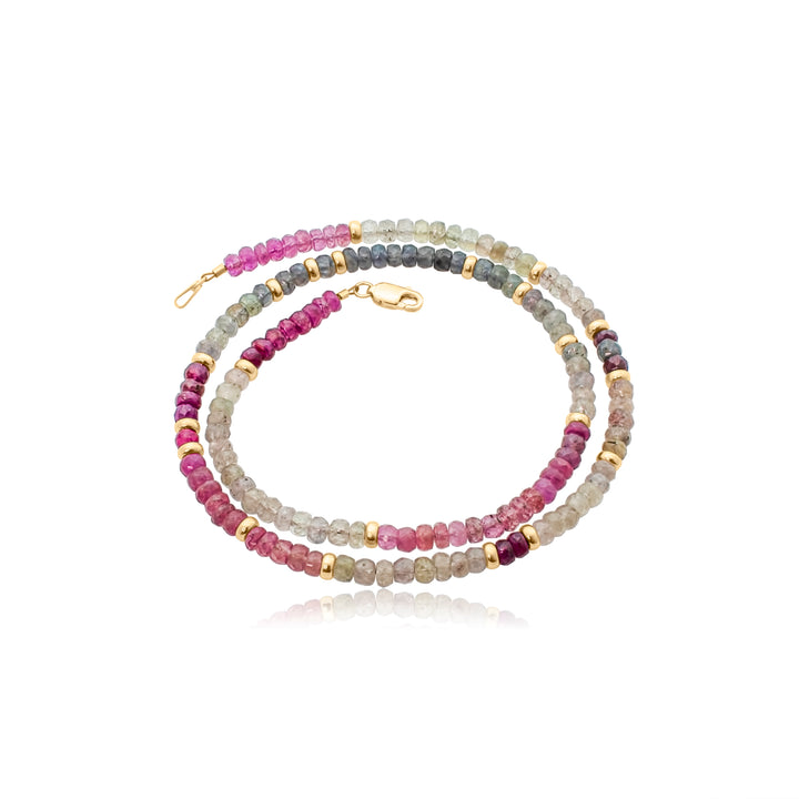 Gold Gemstone Necklace