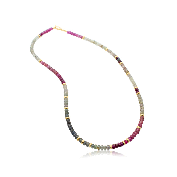 Gold Gemstone Necklace