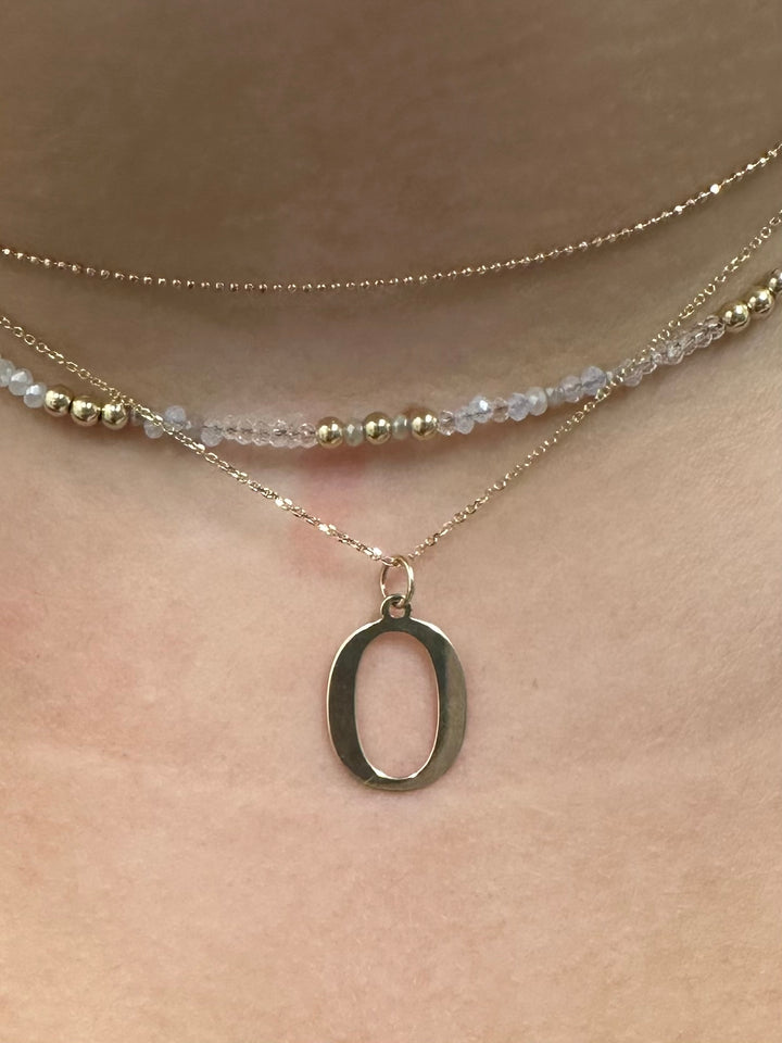 Gold Initial Necklace