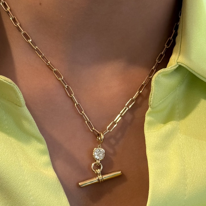 Mini Bold Oval Chain Necklace