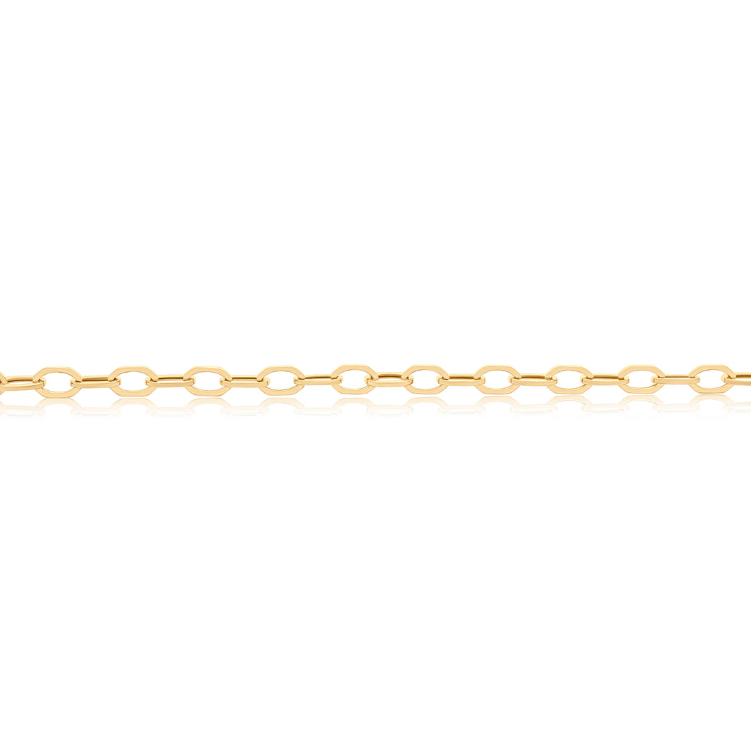 Octagon Chain Link Necklace