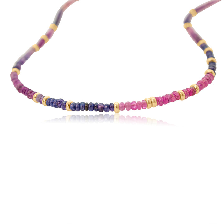 Gold Gemstone Necklace