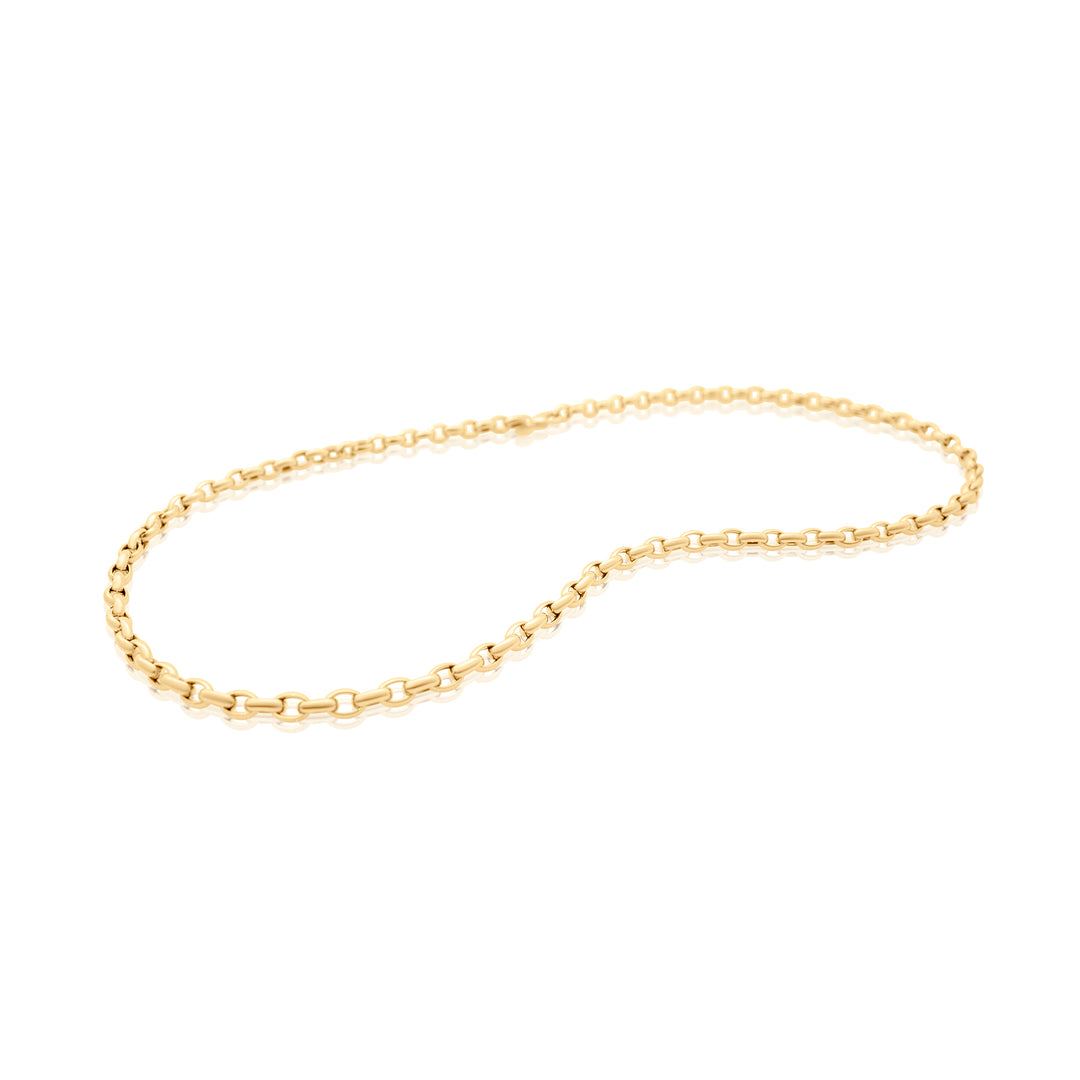 Oval Cable Chain Necklace with Optional Charm Connector